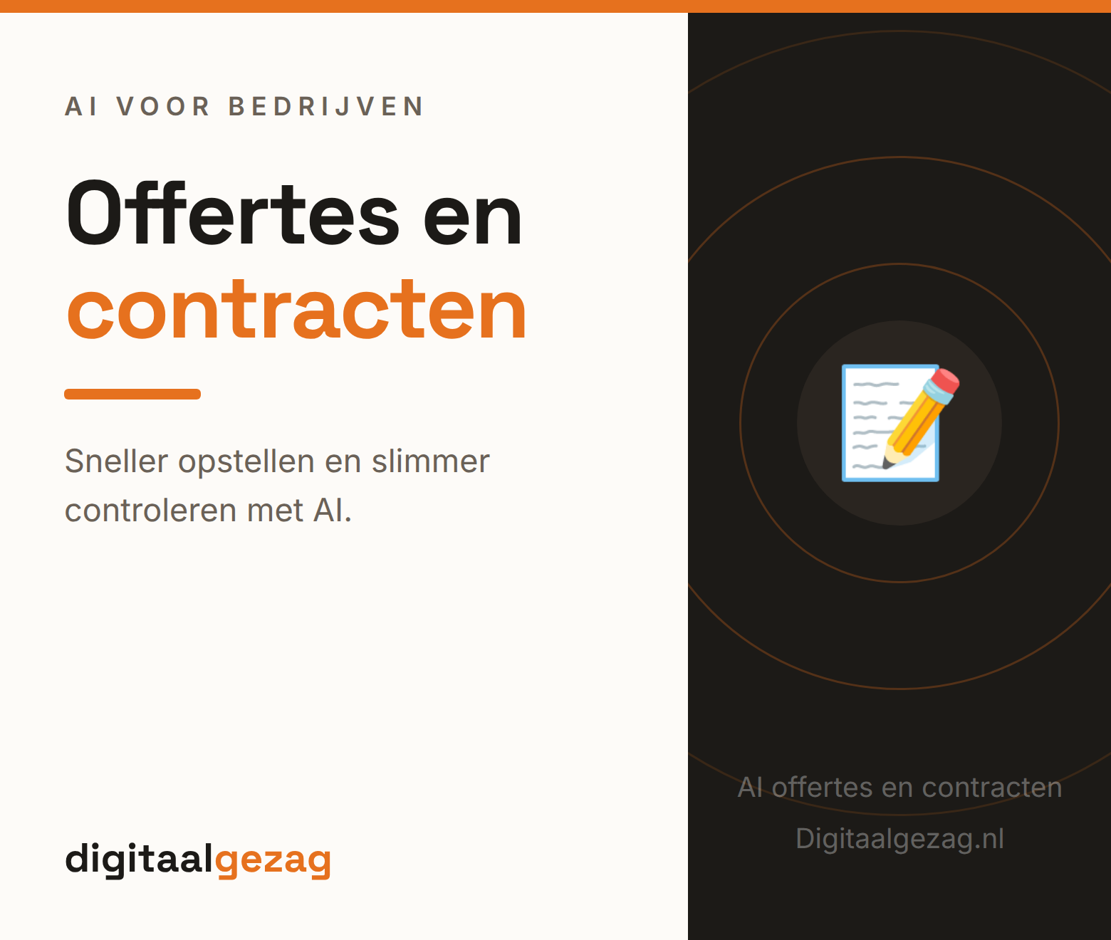 AI voor offertes en contracten opstellen en controleren voor het MKB