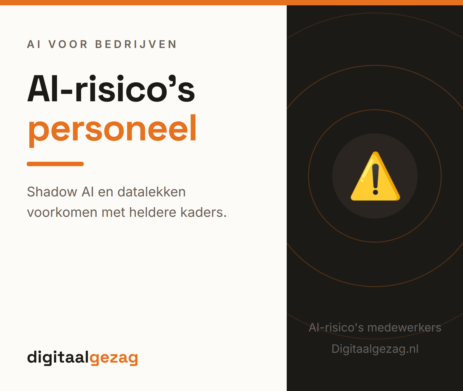 AI-risico's bij medewerkers shadow AI datalekken en beheersmaatregelen voor het MKB