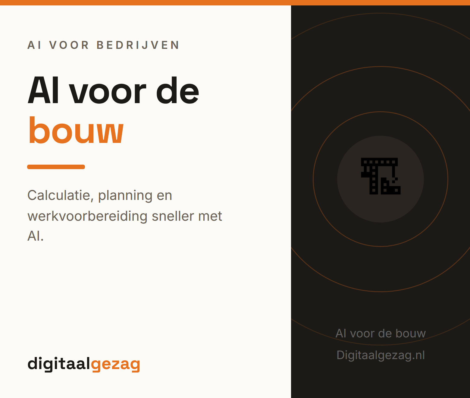 AI voor de bouw calculatie planning en werkvoorbereiding voor het MKB