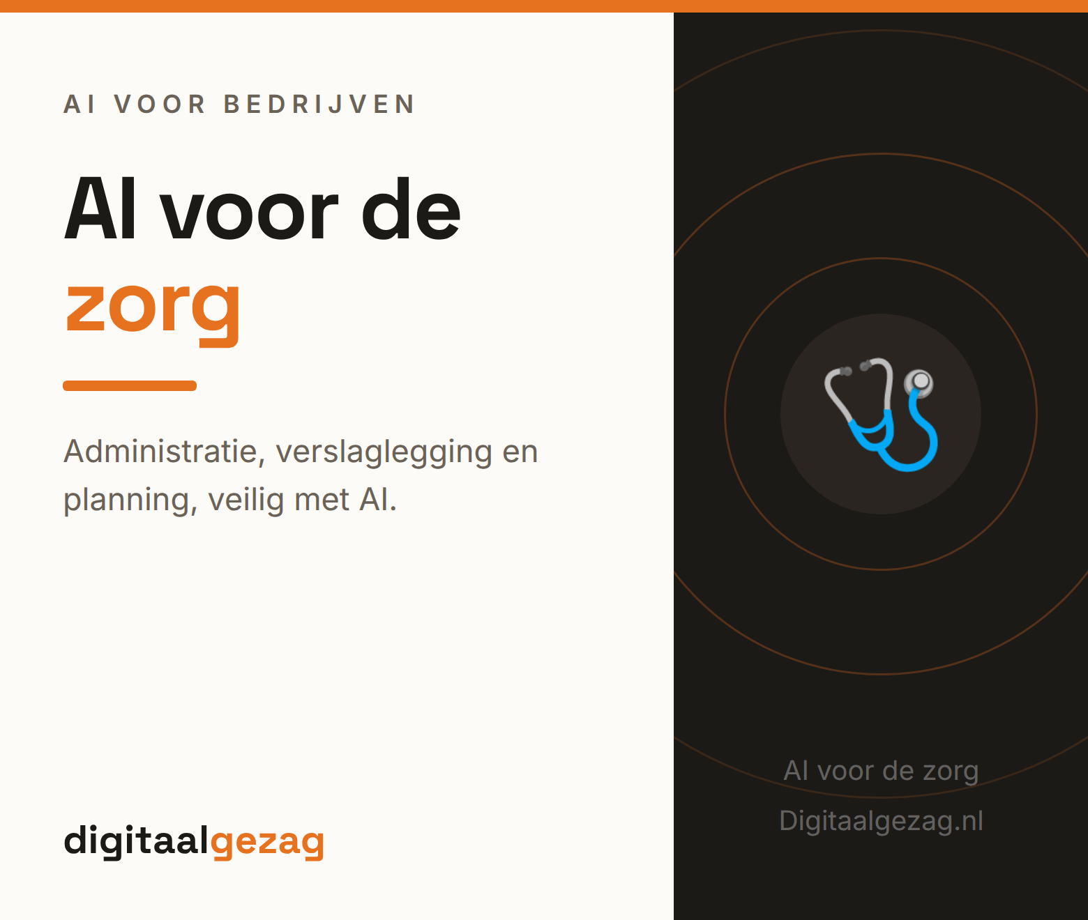 AI voor de zorg administratie verslaglegging en planning voor zorgaanbieders