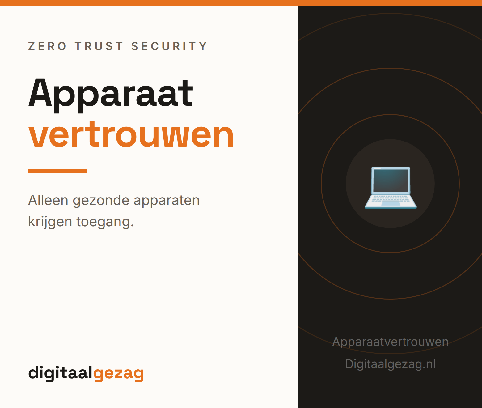 Apparaatvertrouwen in Zero Trust waarbij alleen gezonde apparaten toegang krijgen