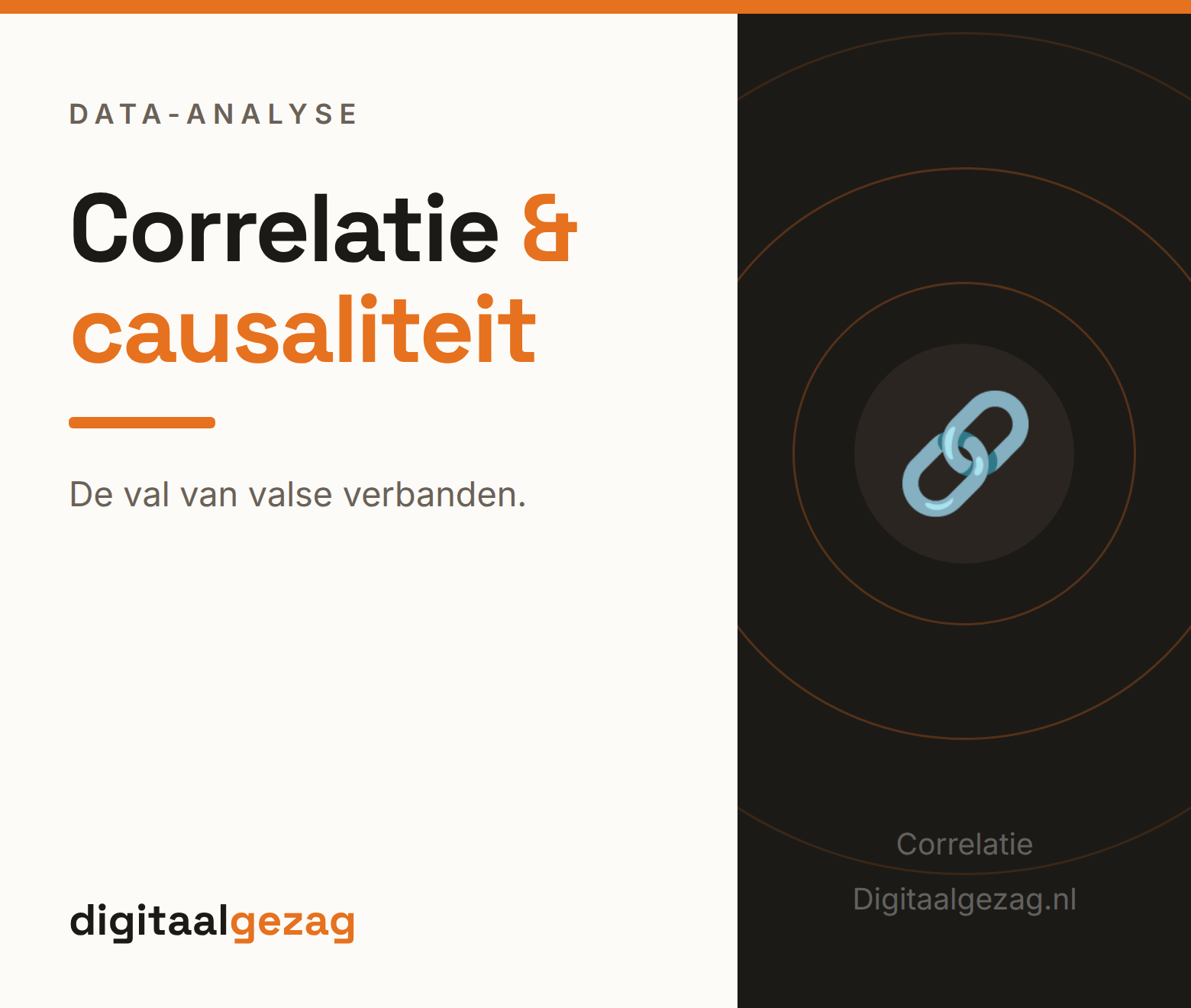 Het verschil tussen correlatie en causaliteit om valse verbanden te voorkomen in het MKB