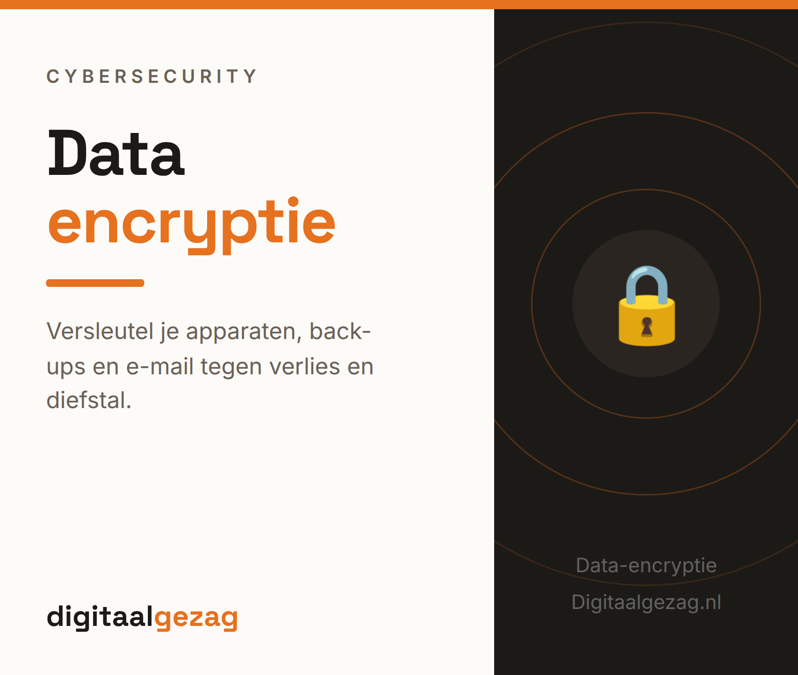 Data-encryptie en versleuteling van bestanden en apparaten voor het MKB