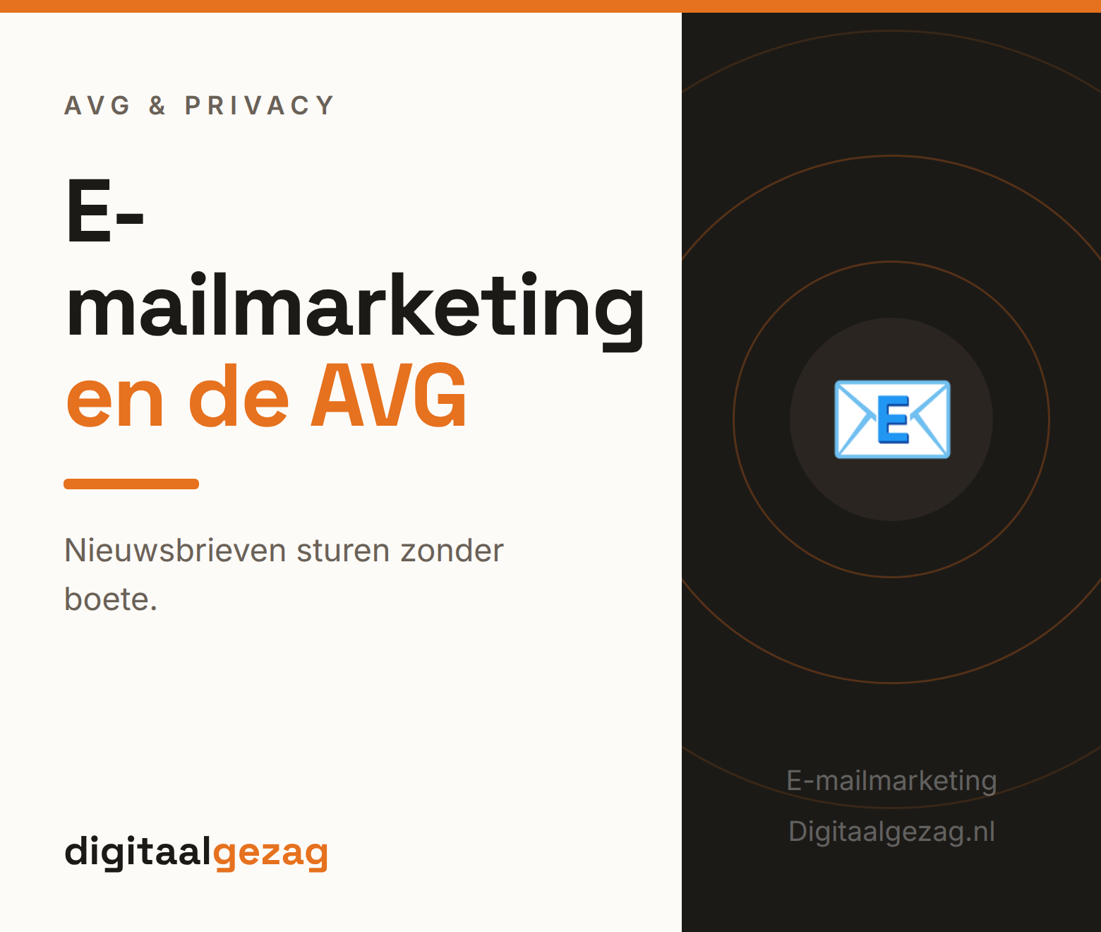 E-mailmarketing en de AVG met toestemming en afmeldmogelijkheid voor het MKB