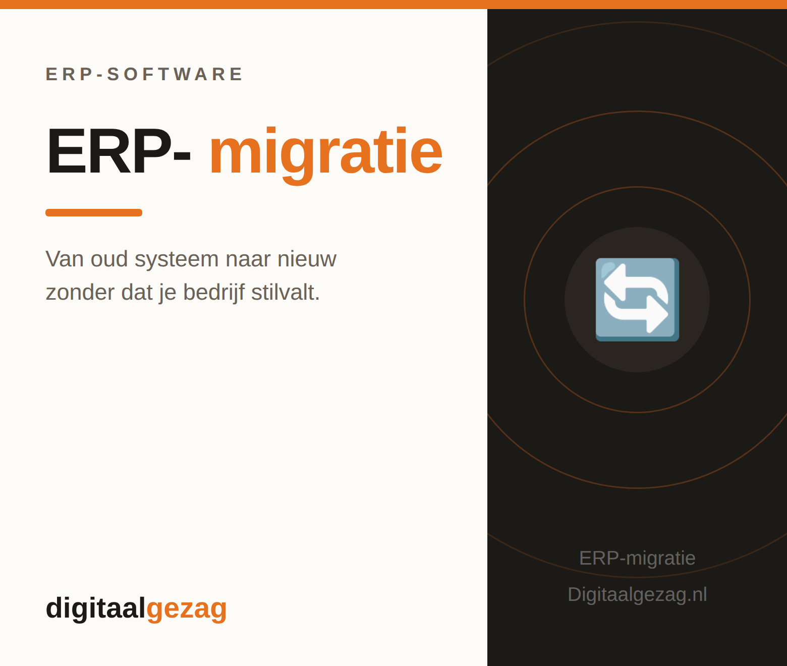 ERP-migratie in het MKB van oud systeem naar nieuw met datamigratie en cutover