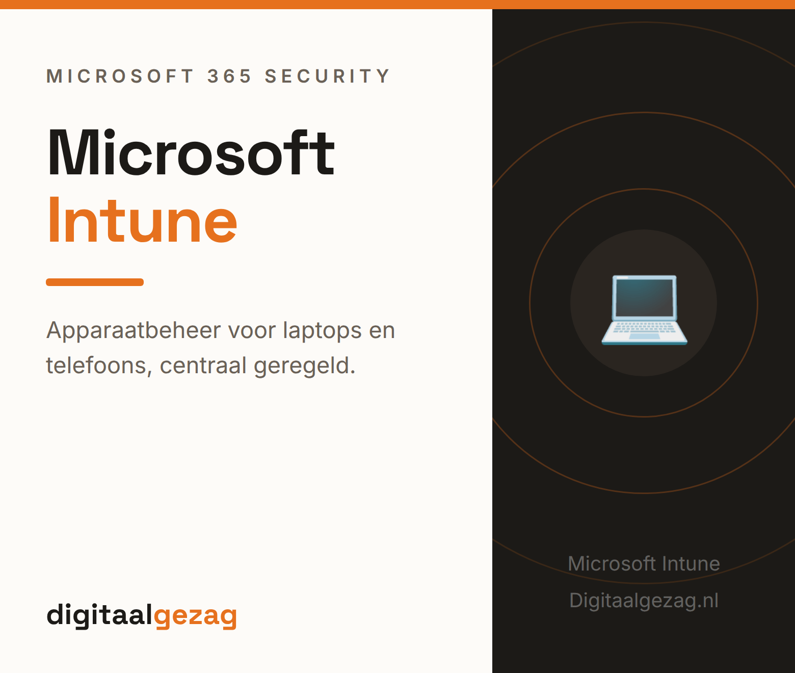 Microsoft Intune apparaatbeheer voor laptops en telefoons in het MKB