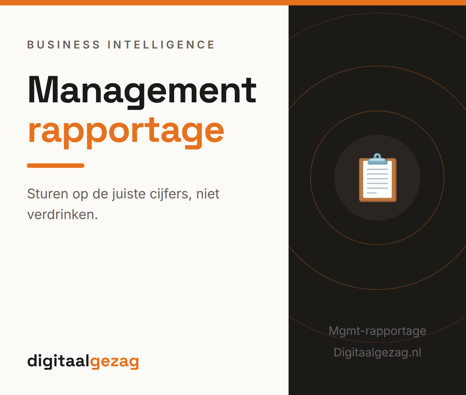 Managementrapportage waarmee het MKB stuurt op de juiste cijfers