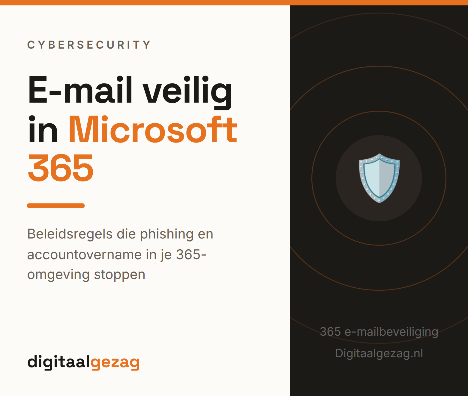 Schermweergave van microsoft 365 e-mail beveiliging met anti-phishingbeleid