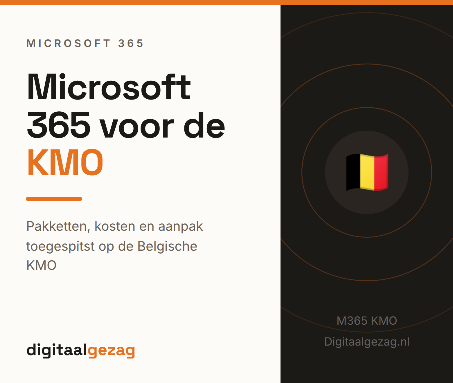 Microsoft 365 KMO werkplek met pakketten en prijzen in België