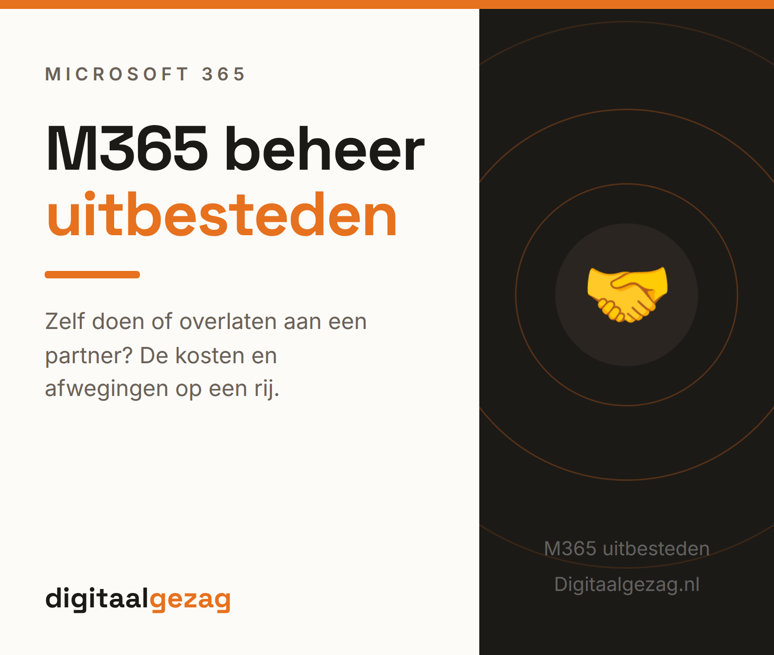 Beslisser weegt Microsoft 365 uitbesteden voor het MKB af tegen zelf beheren