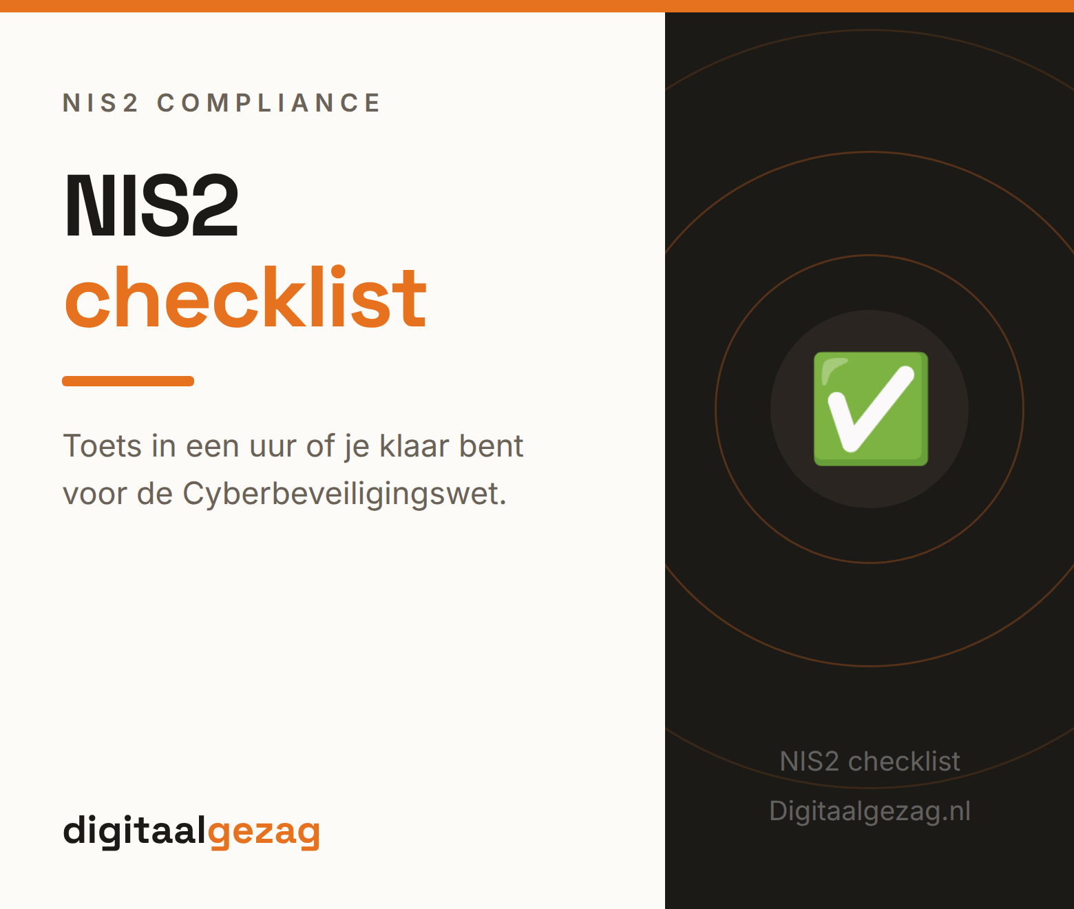 NIS2-checklist om te toetsen of je organisatie klaar is voor de Cyberbeveiligingswet