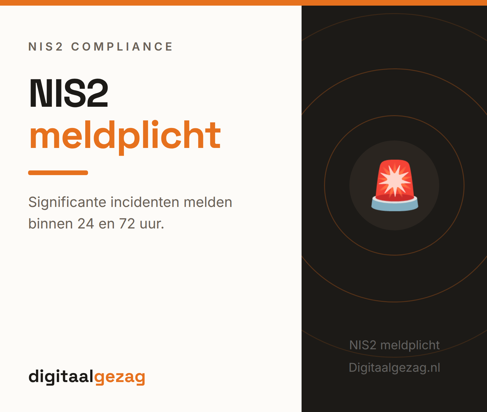 NIS2 meldplicht voor cyberincidenten binnen 24 en 72 uur voor het MKB