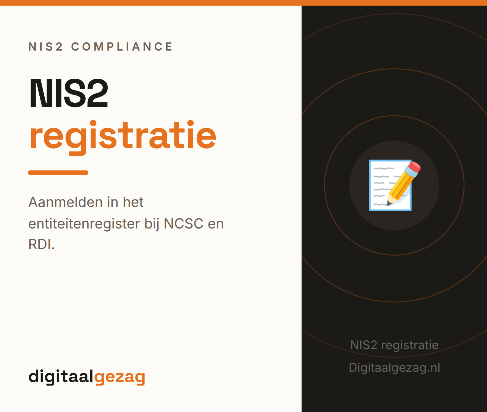 NIS2 registratieplicht en aanmelden bij het nationale entiteitenregister