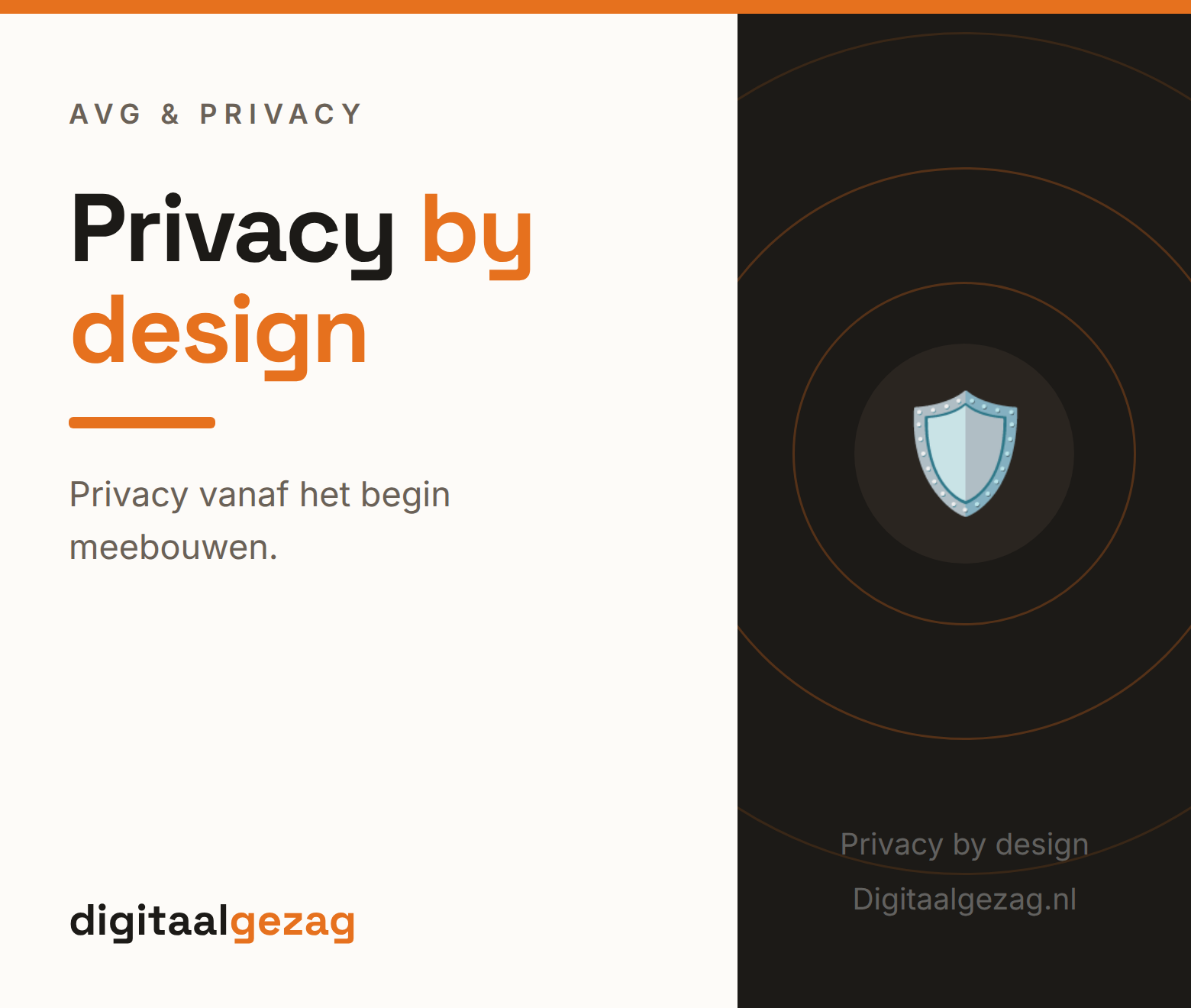 Privacy by design waarbij privacy vanaf het begin wordt meegebouwd in het MKB