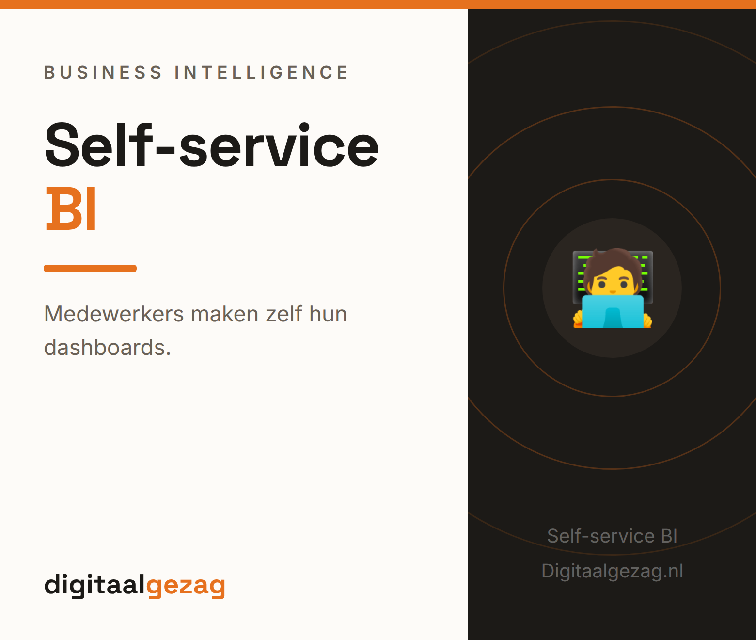 Self-service BI waarmee medewerkers zelf rapporten maken in het MKB