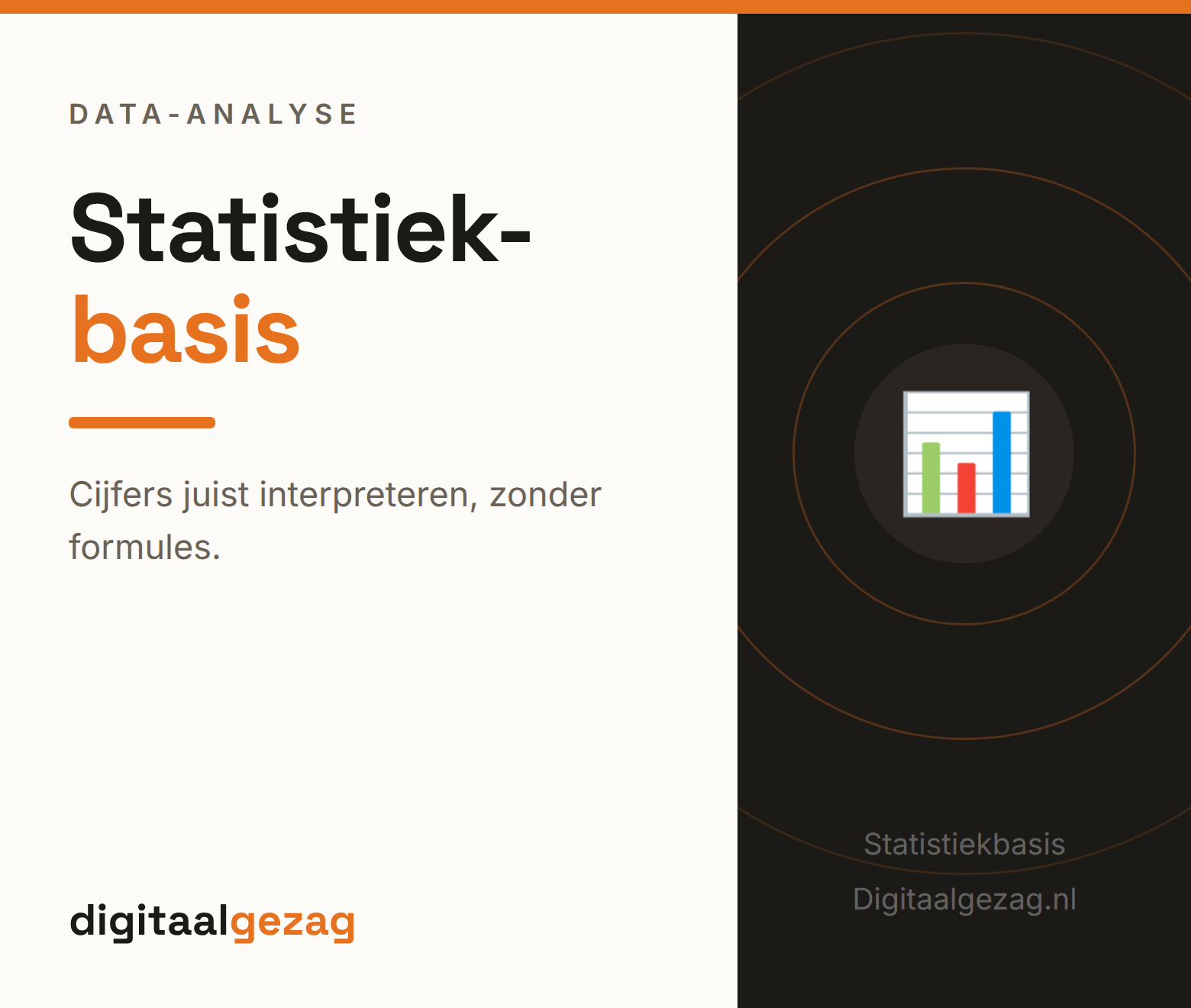Statistiekbasis om cijfers juist te interpreteren in het MKB