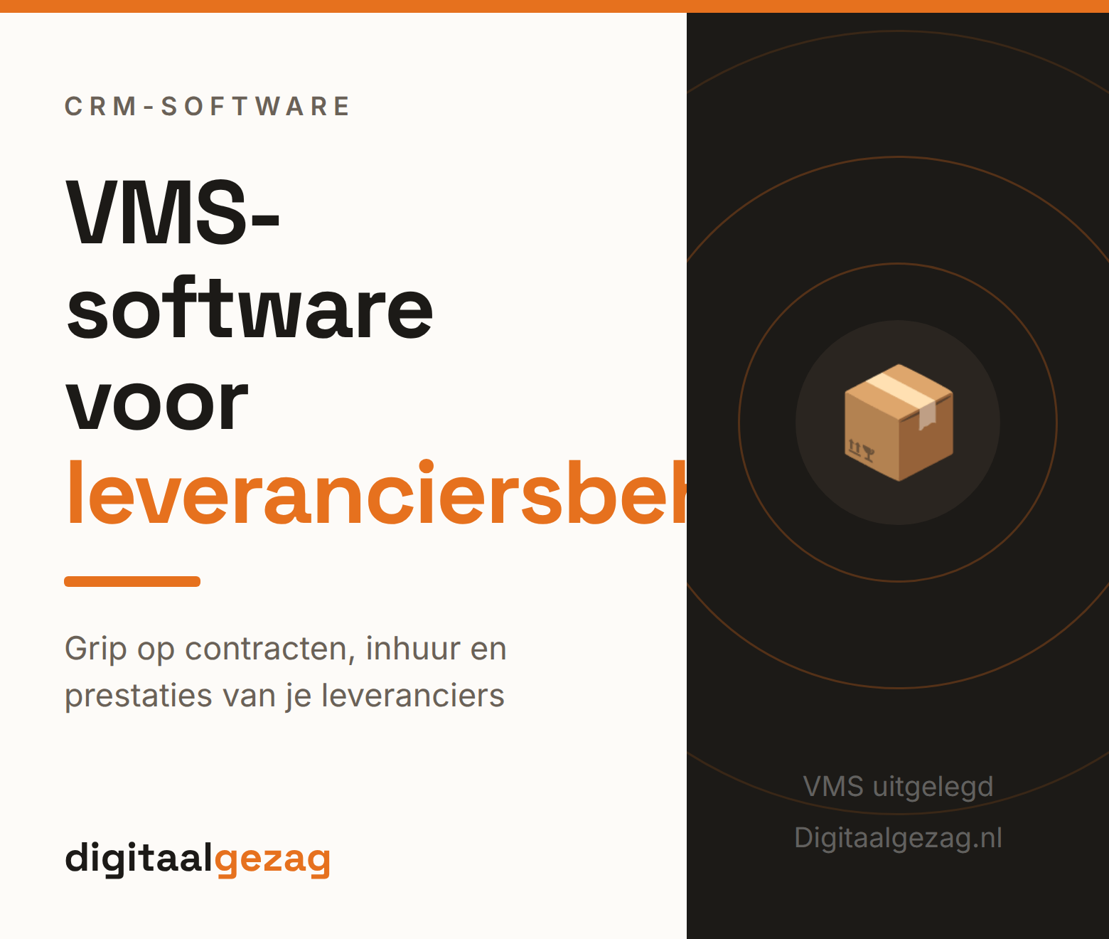 Geavanceerde vms-tools klantrelaties en leveranciersbeheer voor het MKB