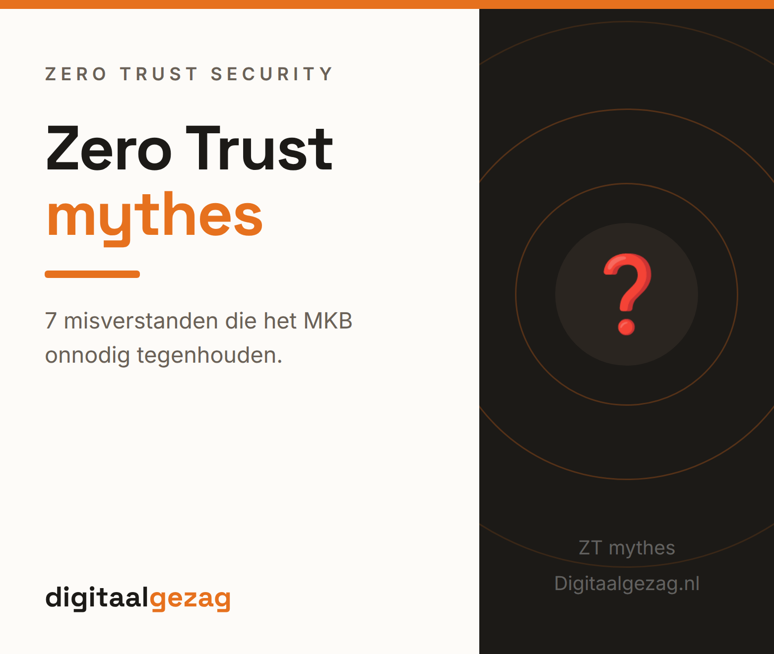 Zeven misverstanden over Zero Trust die het MKB tegenhouden